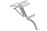 Réglette clipsable double articulée - À l'unité