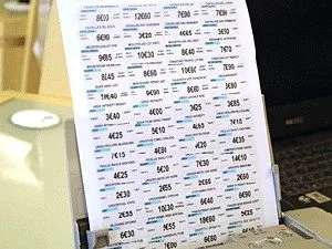 Boîte de 50 planches A4 - 3000 étiquettes 18x45 mm